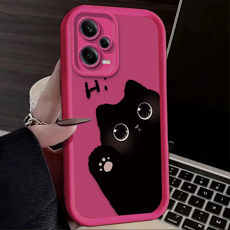 Lovely Big Eyed Cat Phone Case - Xiaomi Redmi Note 14 评论和价格