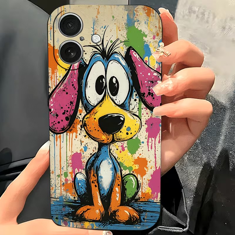 Graffiti Colored Puppy TPU Pho - Apple Iphone 15 评论和价格