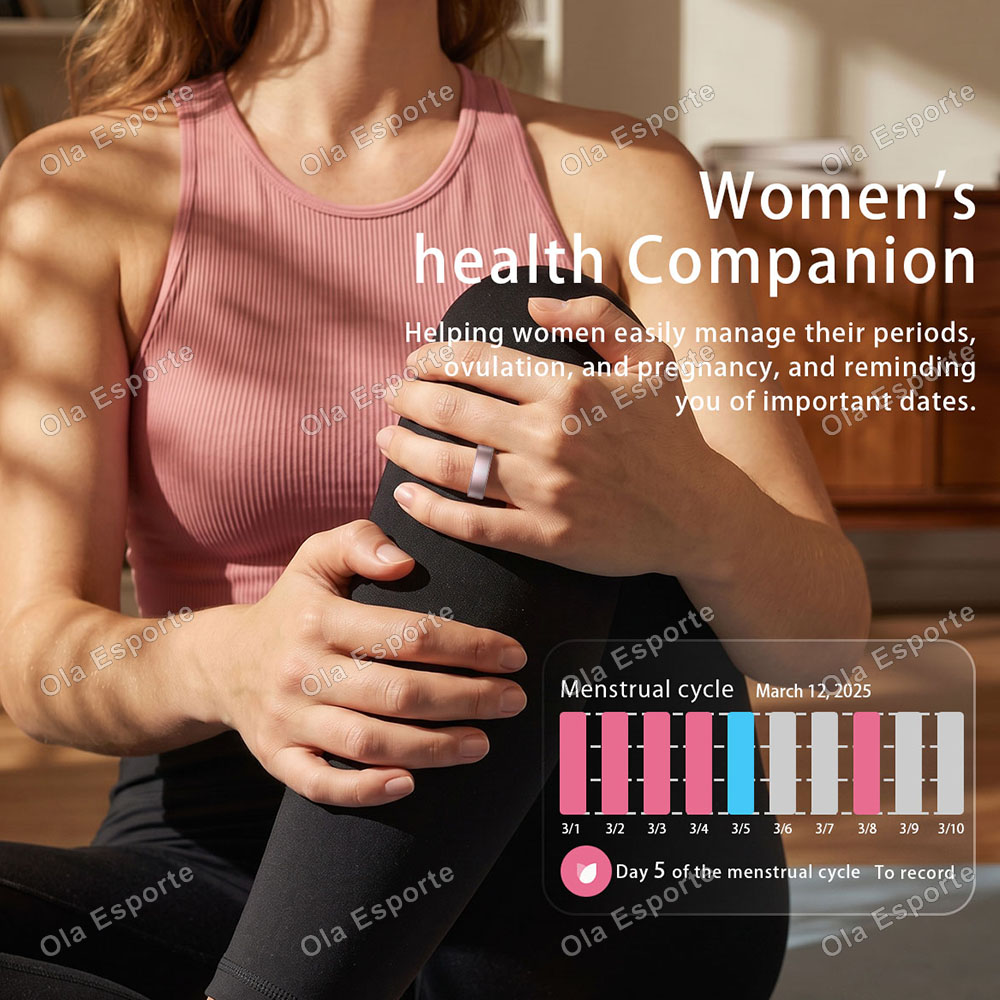 Smart Ring Men Women with Char - Temperature Ring Skin 评论和价格