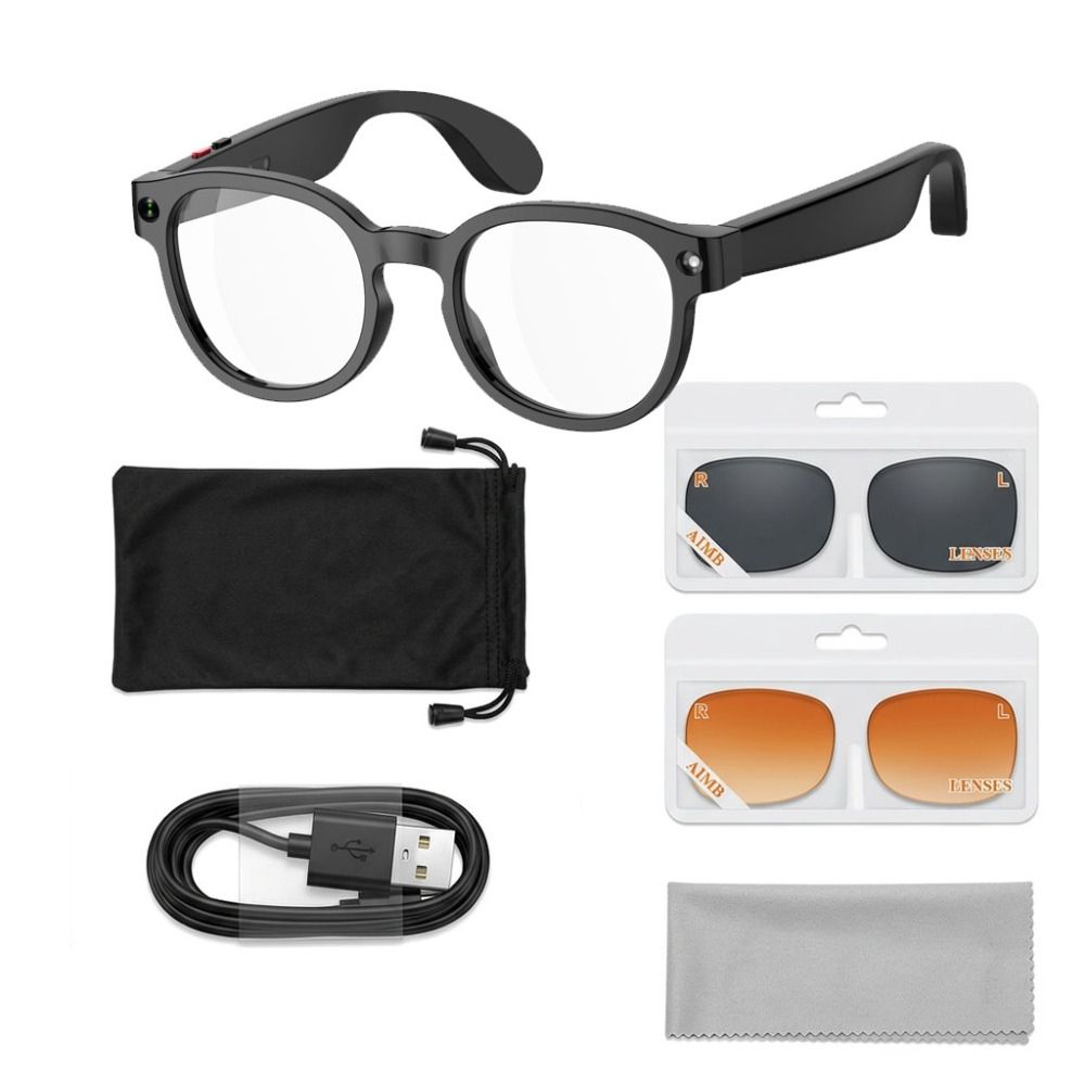 2 in 1 AI Smart Glasses HD Pho - Smart Glasses Lens 评论和价格