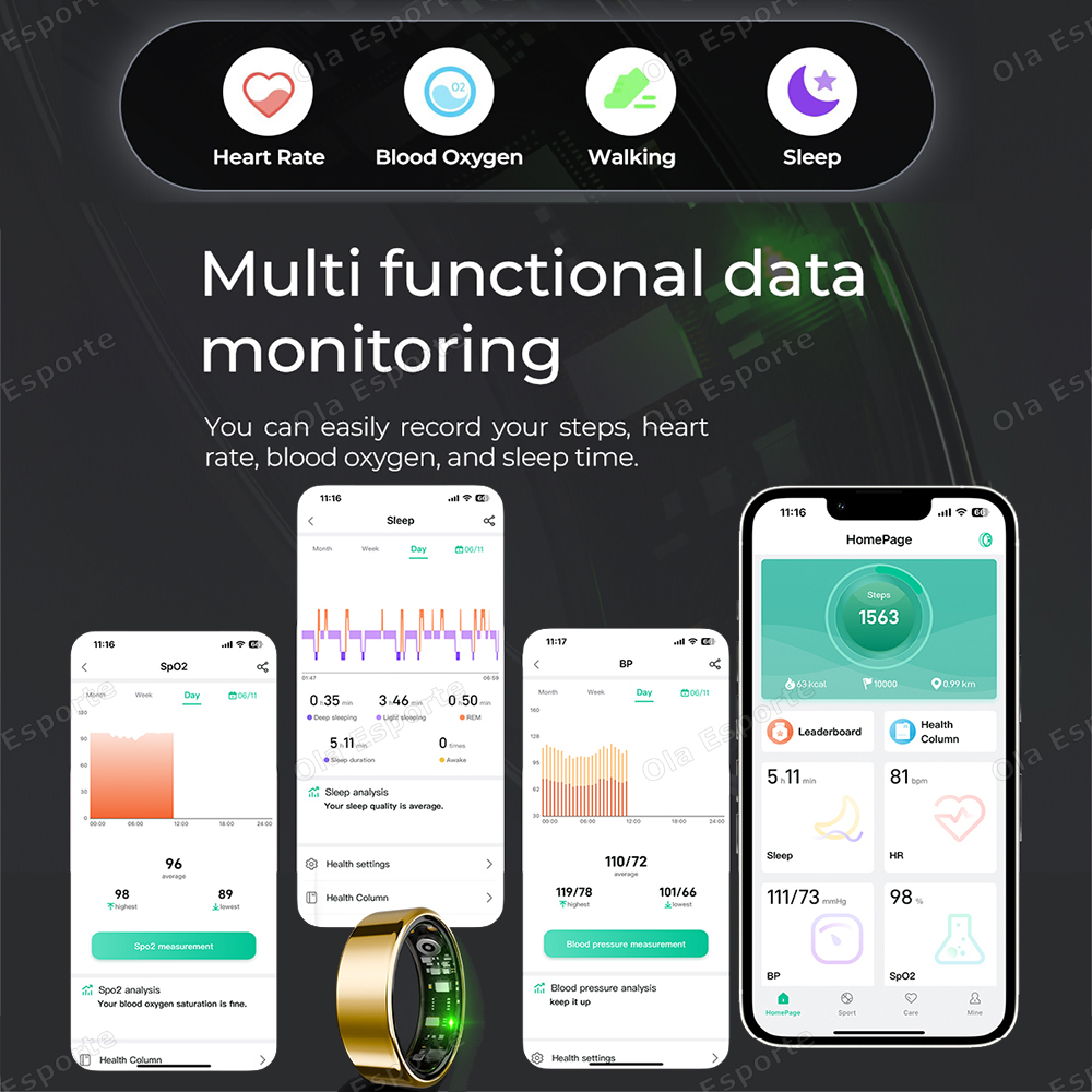 R09 Smart Ring Men Women with  - Temperature Ring Skin 评论和价格
